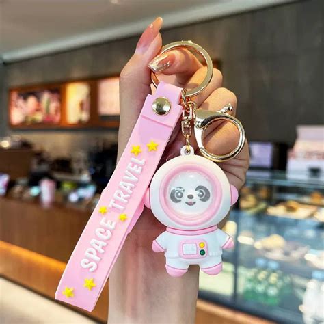 Astronaut Panda Keychain – Samanle