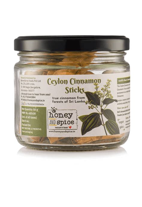 Ceylon Cinnamon Sticks 50gm – Honey and Spice