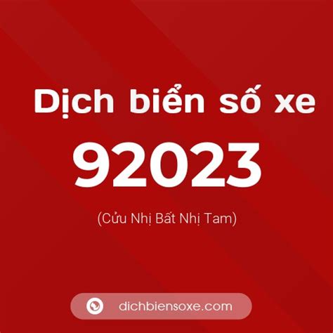 Xem ý nghĩa phong thủy biển số xe 92023 (Song Hỷ Mãi Tài)