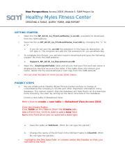 Access Module 3 Sam Project 的图像结果