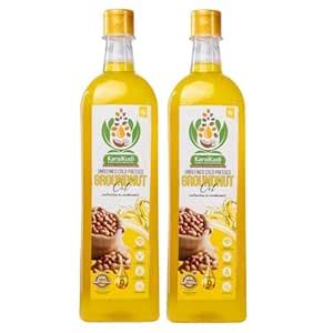 Karaikudi Cold Pressed Groundnut Oil 2L (Pure Marachekku Kadalai Ennai ...
