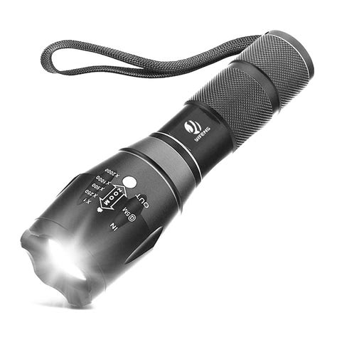 DOTCOM Tactical Flashlight,Ultra Bright LED Flashlight with Adjustable ...