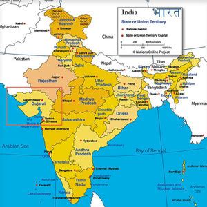 India Map Multicolour Photo Paper Print Poster Photographic Paper ...