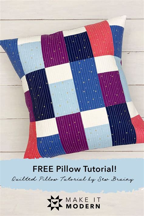 Quilted Pillow Tutorial 的图像结果