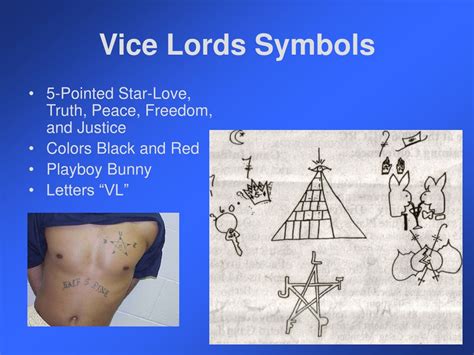 Vice Lord Symbols