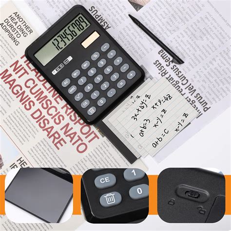 Buy Ludato Handwriting Portable Basic Calculator with Writing Tablet ...