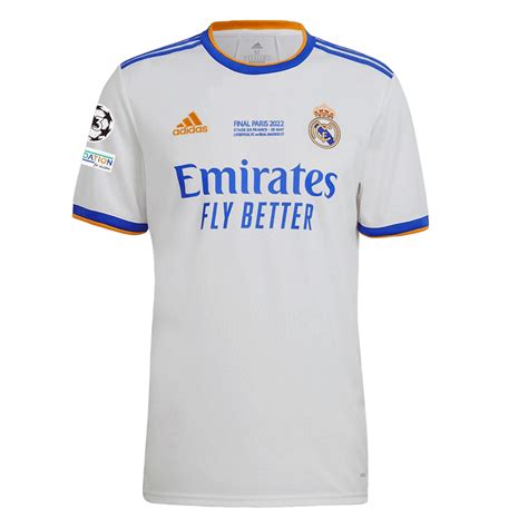 Real Madrid Jersey UCL Final Home 2021/22 With Matching Shorts – The ...