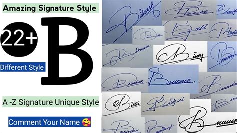 B Letter Signature Style| B Signature Style Of My Name| Letter B ...