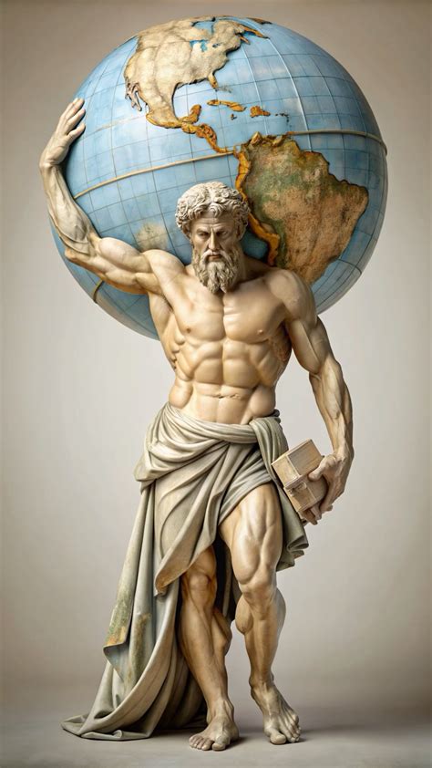 Atlas holding the earth | Greek mythology art, Fantasy art warrior ...