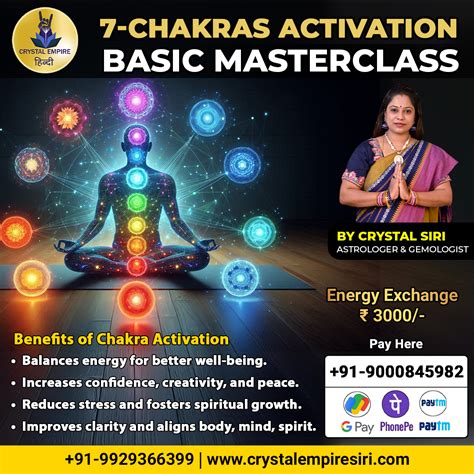 All 7 Chakra Activation Masterclass (Basic) | Crystal Empire Siri
