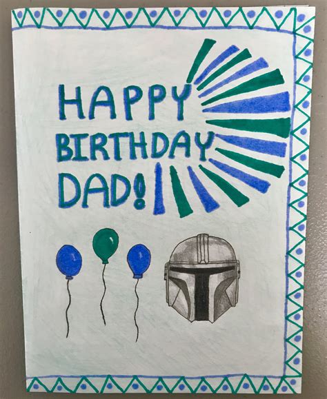 Happy Birthday Dad Card Ideas