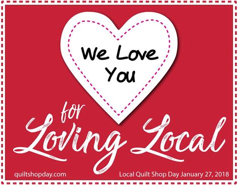 Local Quilt Shop Day 的图像结果