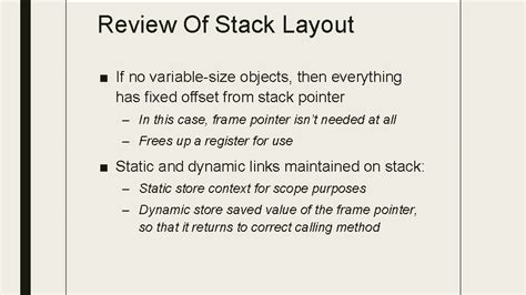 Main Stack Layout 的图像结果