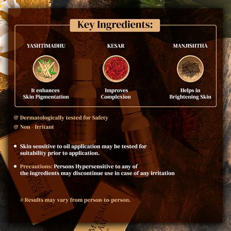 Vasu Kumkumadi Tailam - For Natural Skin Glow - 100% Ayurvedic Oil