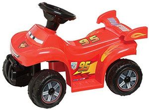 Kid Trax Cars Lightning Mcqueen 6V Quad Ride On - Cars Lightning ...