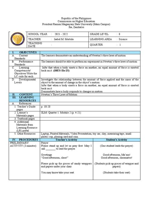 Lesson Plan On Inertia 的图像结果