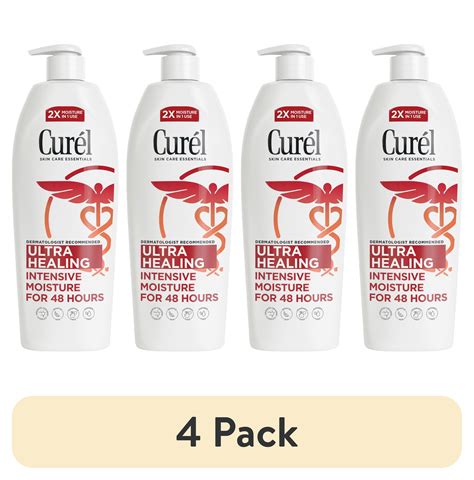 (4 pack) Curél Ultra Healing Intensive Fragrance-Free Lotion, Extra-Dry ...