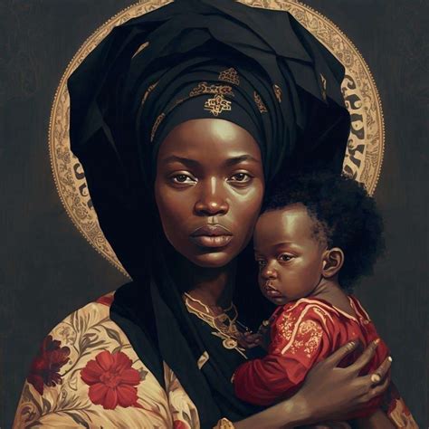 AI images – Black Madonna & river (week #2) – Mystery of Existence