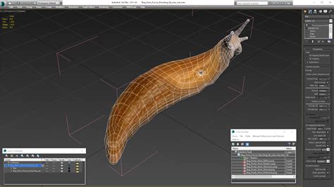 Slug Arion Fuscus Reaching Up 3D model | 3D Molier International