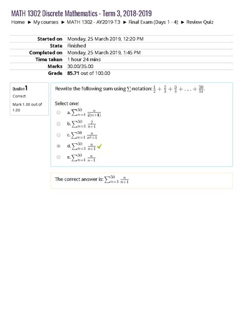 Image result for Discrete Math Course Revision Questions