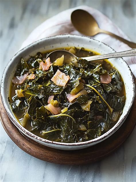 Savory Braised Collard Greens with Smoky Ham Hocks Delight - Recipes by ...