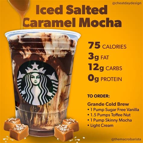Starbucks Salted Caramel Coffee Recipe - Iced Mocha with Chocolate Chunks