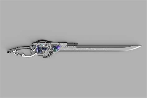 3D file Edenmorn Gunblade from Final Fantasy XIV・3D printable model to ...