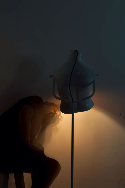 Pregnant Lady – Upcycled Floor Lamp by StorqueStudios | ADORNO DESIGN