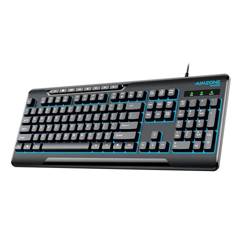 Amazon.in: Buy Aimzone Backlit Gaming Keyboard, Ergonomic Quiet ...