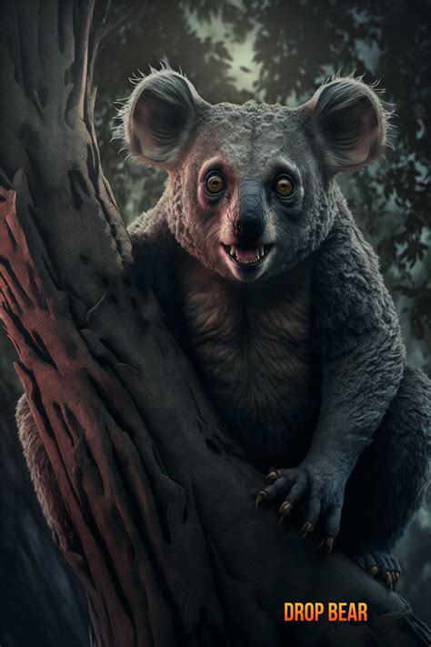 Drop-bear by immortalXuniverse on DeviantArt