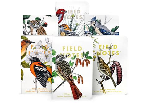 Field Notes: 3-Packs Birds and Trees of North America – Paper planning ...
