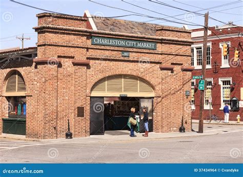 Charleston City Market South Carolina SC Editorial Stock Image - Image ...