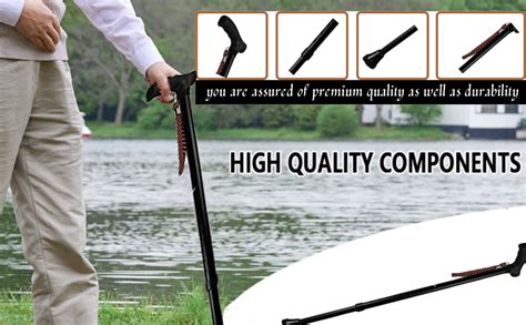 iWalk Walking Stick with Adjustible Height Strong Steel Body for ...