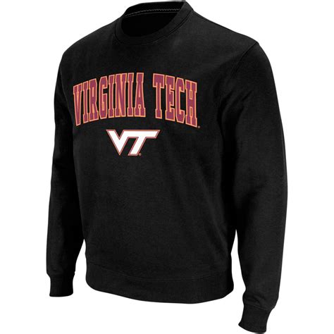 Colosseum Virginia Tech Hokies Arch Logo Crew Neck Sweatshirt | Academy