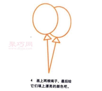 带气球礼物怎么画最新素材