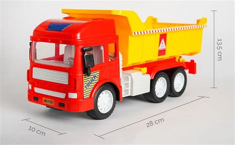 RATNA'S Dumper Truck My First Wheels Friction Powered Big Size Plastic ...