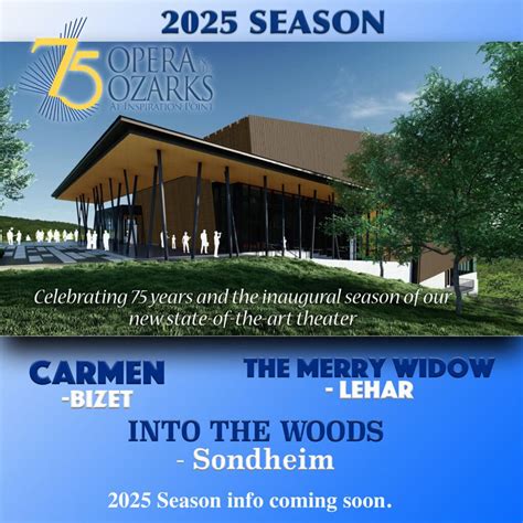2025 Season Announced! – Opera in the Ozarks