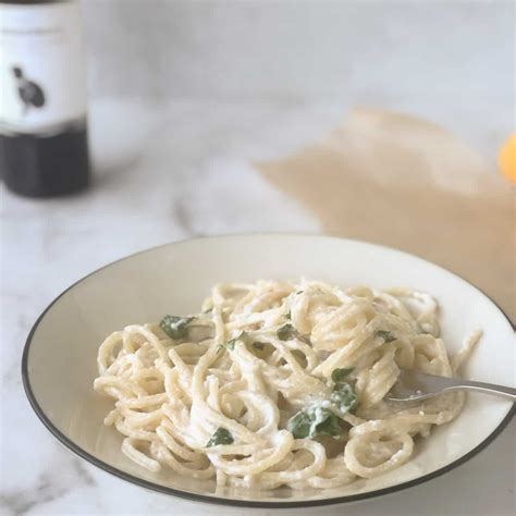 Ricotta Lemon Pasta Sauce for One • A Weekend Cook®