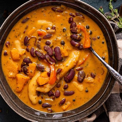 Authentic Vegan Jamaican Red Peas Soup | Orchids + Sweet Tea