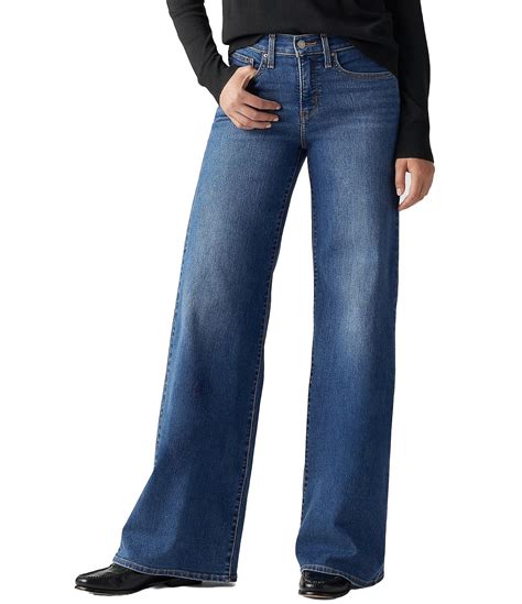 Levi's® 318 Shaping Mid Rise Wide Leg Jeans | Dillard's