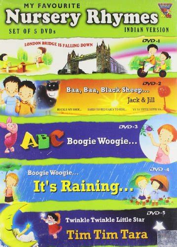Buy My Favourite Nuresy Rhymes - 1 (Set of 5 DVDs- London Bridge is ...