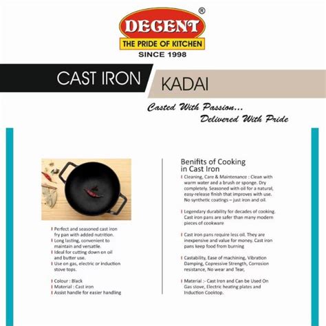 Cast Iron Kadai (30cm) – Oswal Kitchen Mart