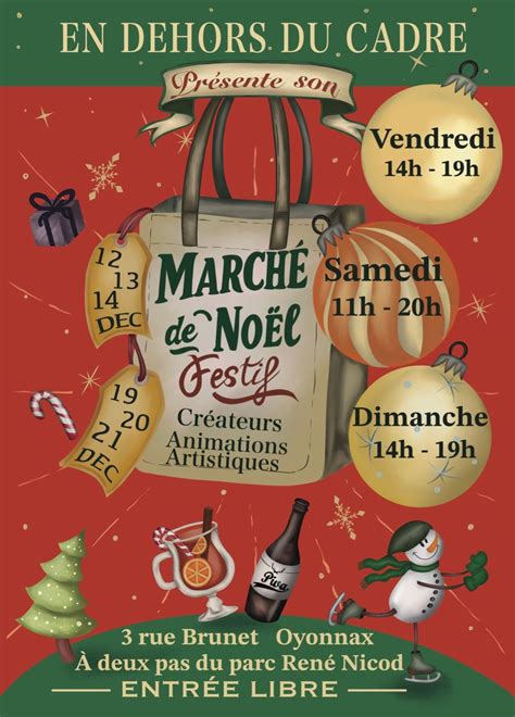 Marché de Noël Festif chez En Dehors Du Cadre ?, En dehors du cadre ...