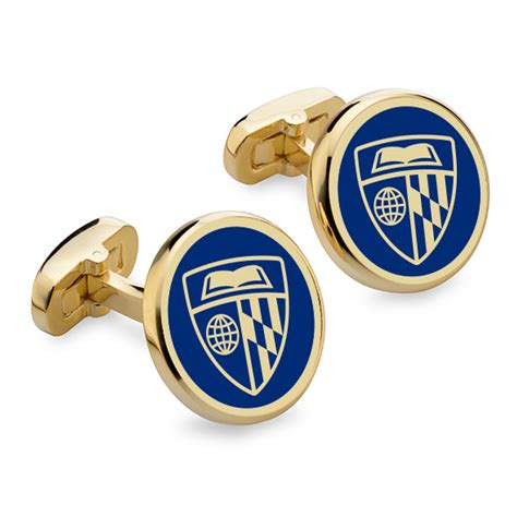 Johns Hopkins Enamel Cufflinks - Graduation Gift Selection | M.LaHart & Co.
