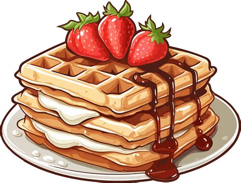 AI generated Waffle clipart design illustration 35512242 PNG