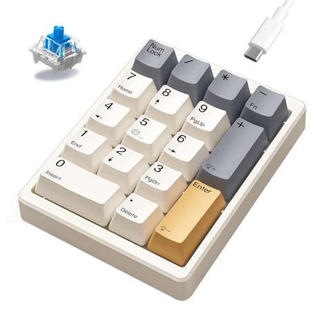 Amazon.in: Buy Kisnt Number Pad, Mechanical Numpad Wired USB Standard ...