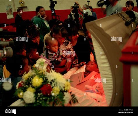 Robert "Yummy" Sandifer is mourned by friends on Sept. 7, 1994 at the ...