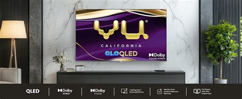 VU 164cm (65 inches) GloQLED Series 4K QLED Smart Google TV 65GLOQLED25 ...