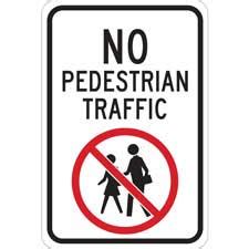 No Pedestrian Traffic Sign | Brady | BradyIndia.co.in