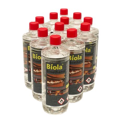 Bio ethanol fuel for fireplaces clean burning odourless 12 litres Biola ...